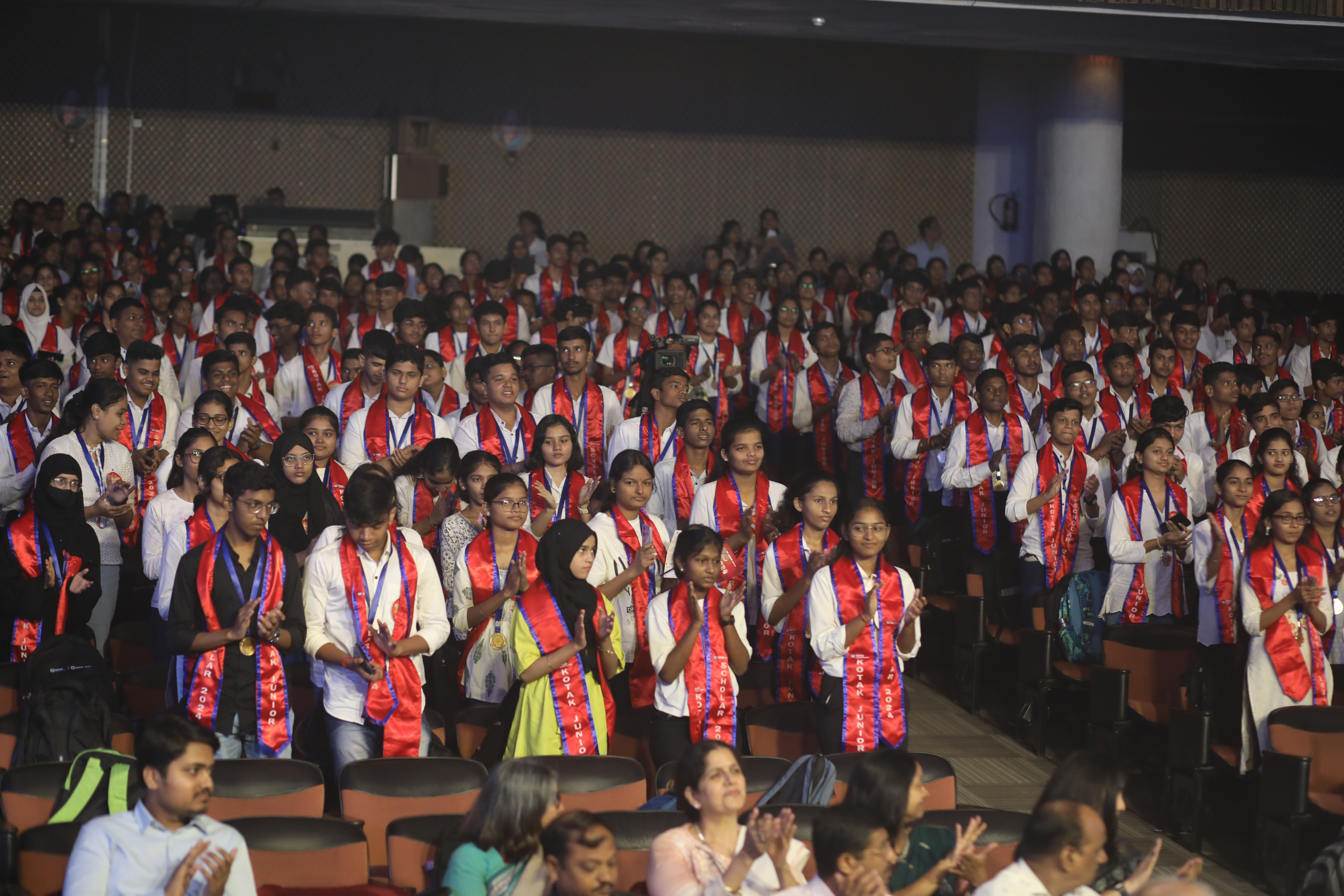 Kotak Education Foundation felicitates 1000 scholarships under Kotak Junior Scholarship Programme for 10th+ Students in Mumbai at RIZE 2024